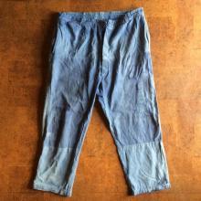 Vintage/ Used/ 50's France/ Indigo Twill Workpants