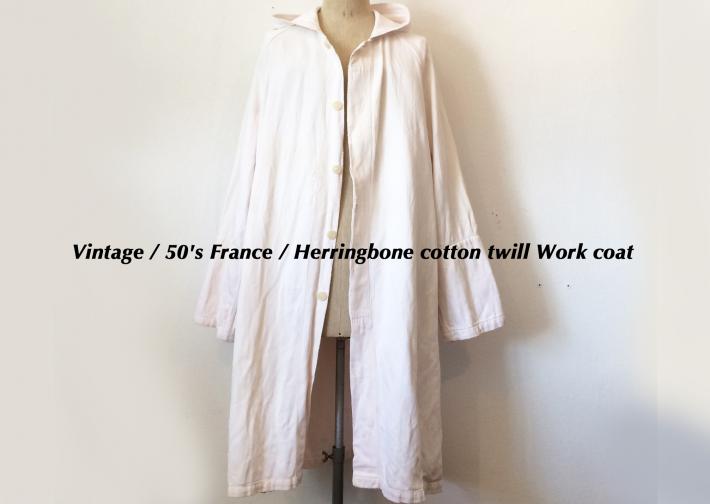 Vintage / 50's France / HB Cottontwill Workcoat
