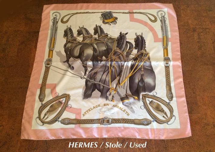 HERMES / Stole / Used