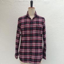 DjangoAtour / rollcollar check shirt