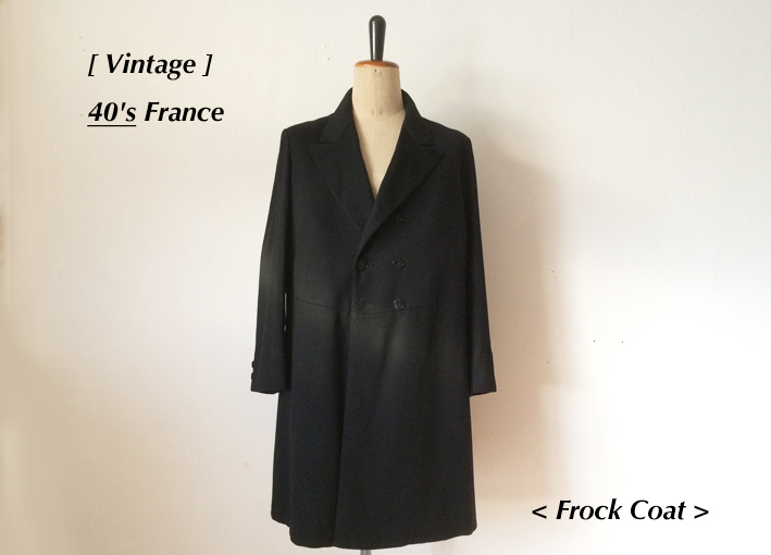 Vintage / 40's France / Frock Coat